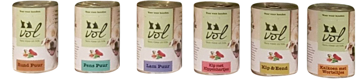 Vol blik kip met kiphartjes