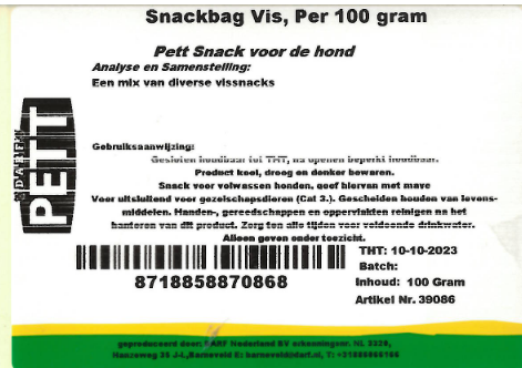 Snackbag Vis