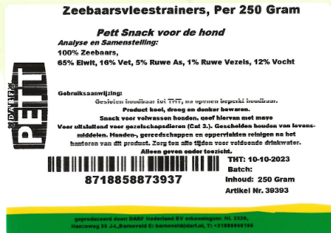 Zeebaarstrainer 250