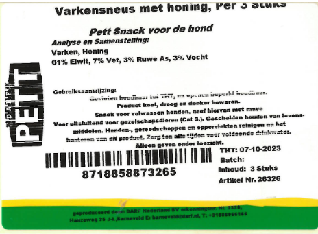 Varkensneus Honing