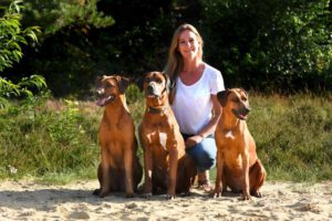 Een huis vol Rhodesian Ridgebacks